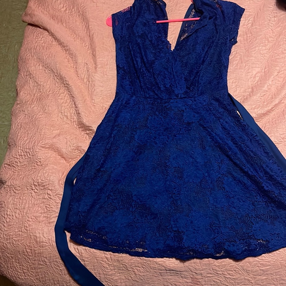 Blue dress